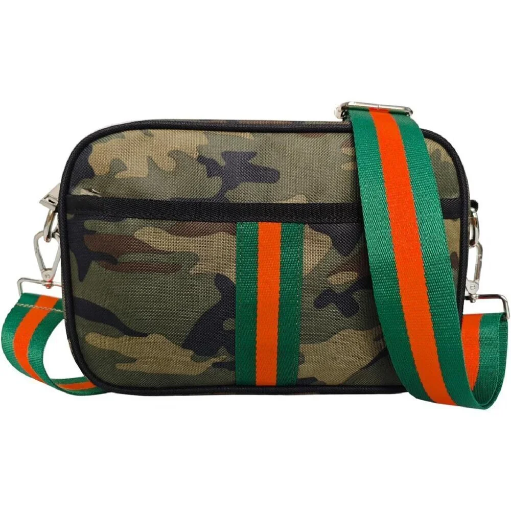 Canvas Small Crossbody Bag Women Mini Purse Adjustable Shoulder Travel
